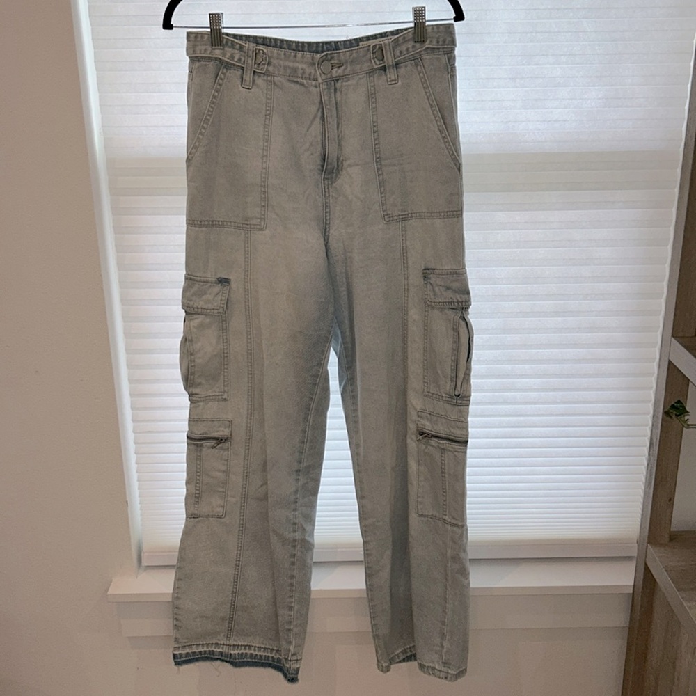BlankNYC wide leg cargo jeans